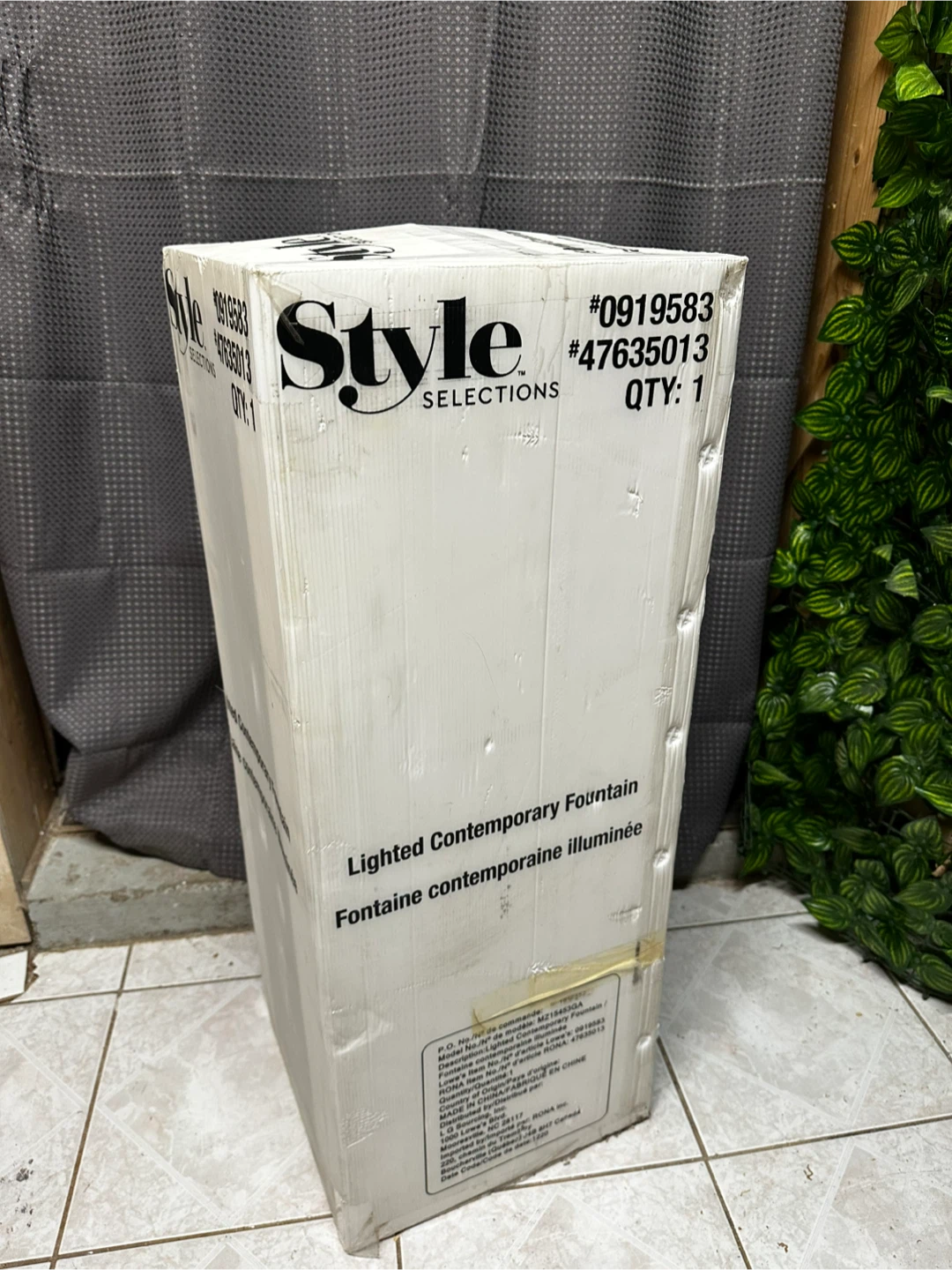 🌿 Lighted Contemporary Fountain – Brand New in Box - photo 2