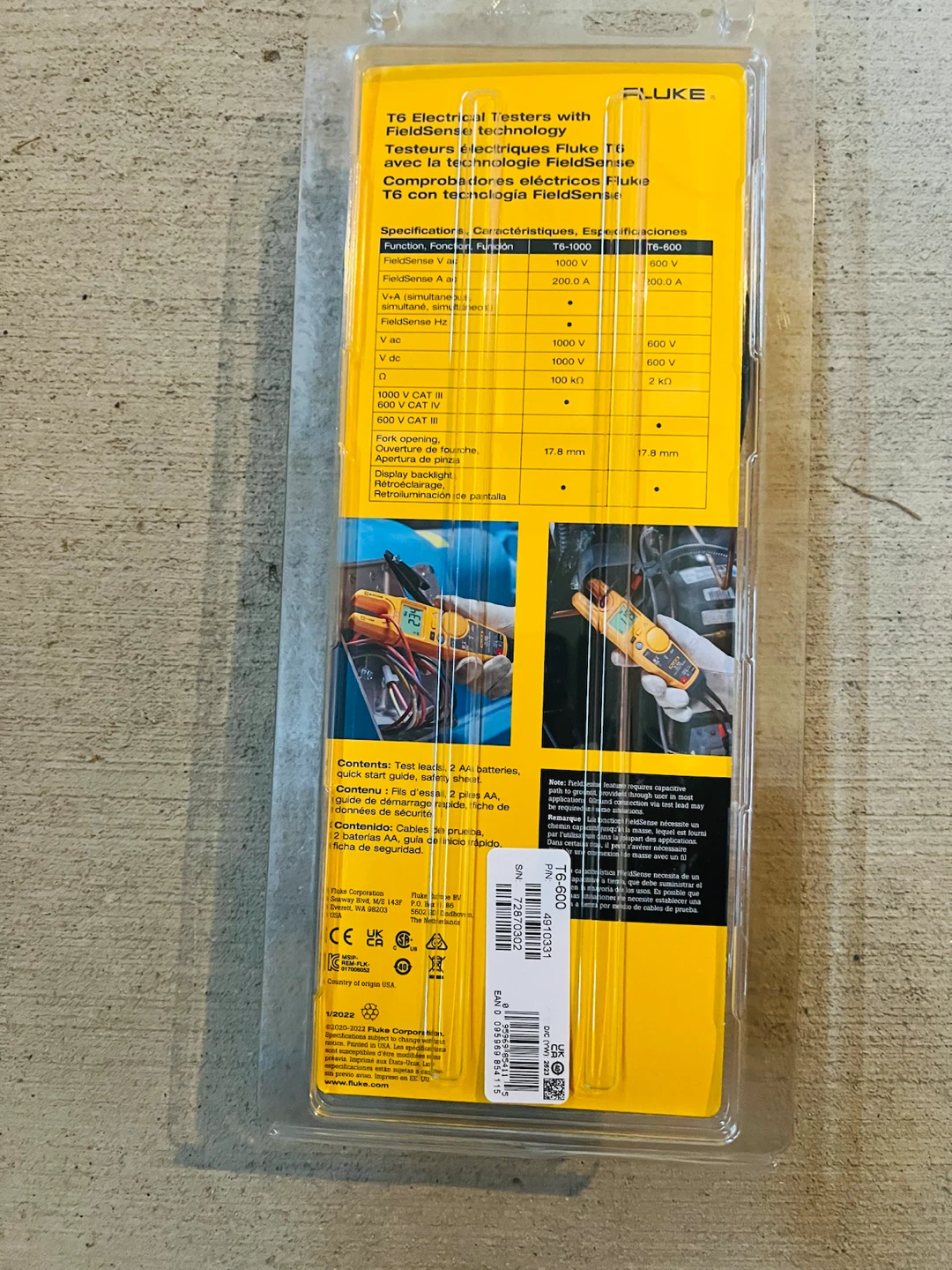 Fluke T6-600 Electrical Tester Tool - photo 4