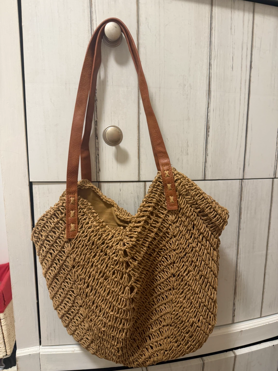 Summer straw bag for women
