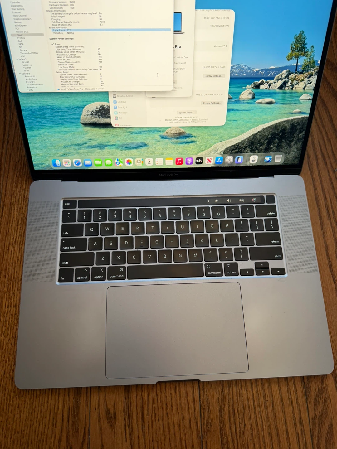 2019 16-inch MacBook Pro I9 16GB RAM 1TB SSD, Fully Functional - photo 5