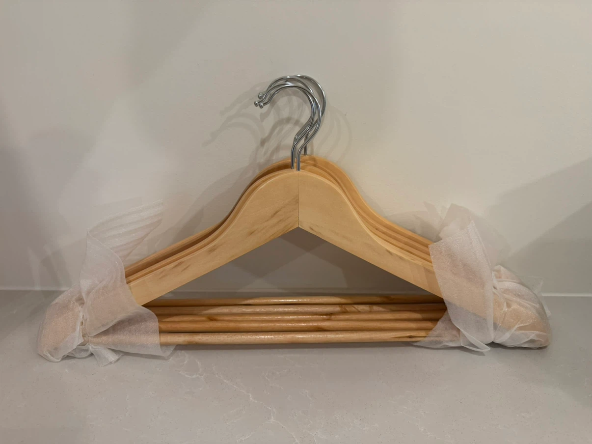 Wooden Clothing hangers - Packs of 10 - photo 2