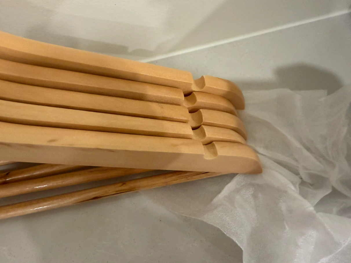 Wooden Clothing hangers - Packs of 10 - photo 4