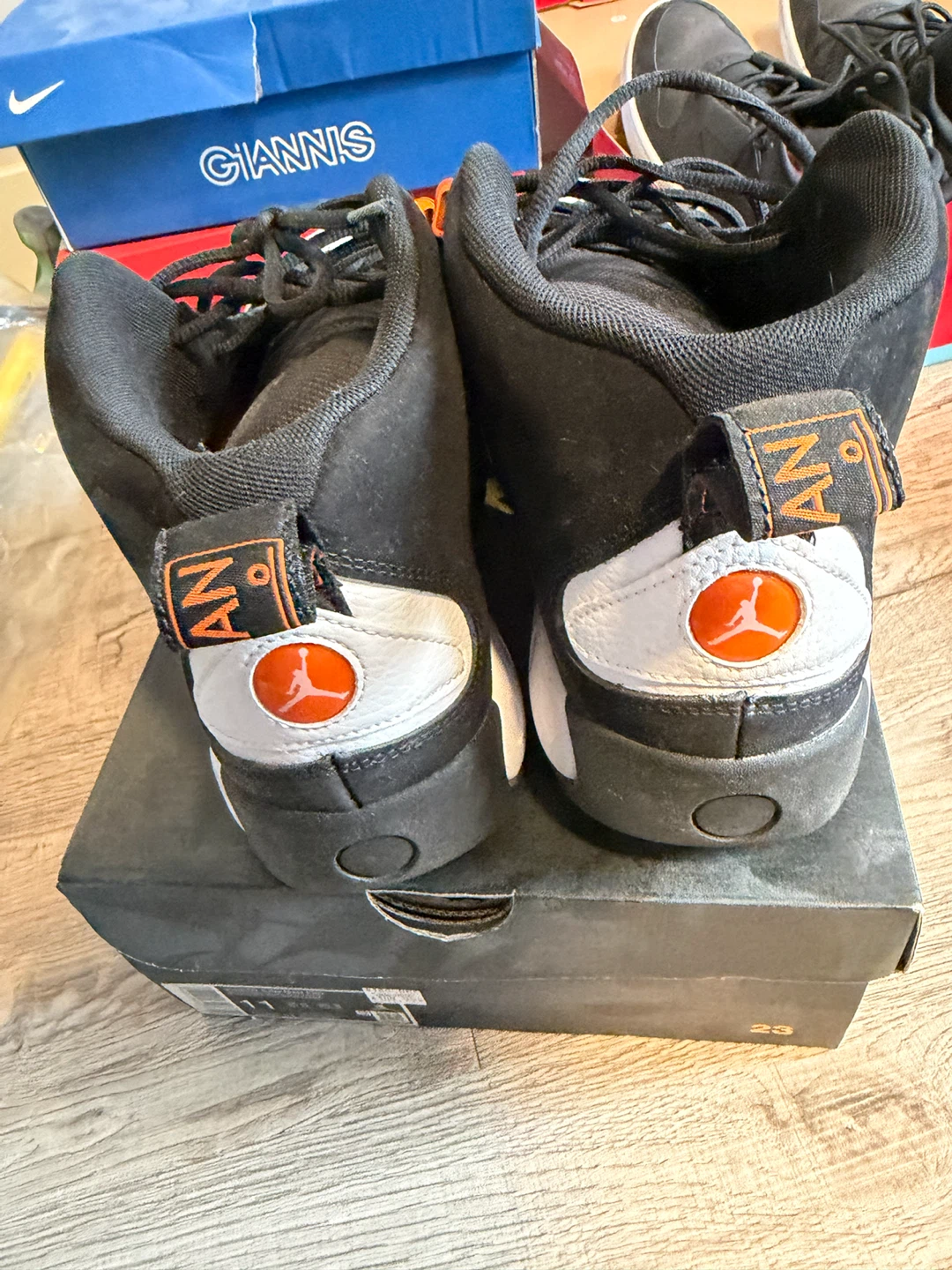 Jordan Jumpman Pro White Magma Orange Black - photo 3