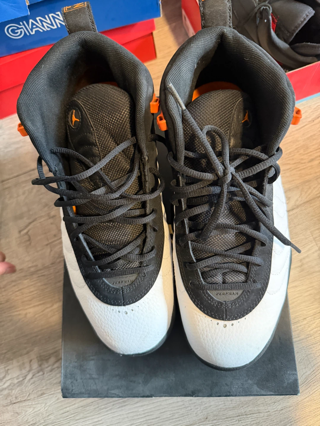Jordan Jumpman Pro White Magma Orange Black - photo 4