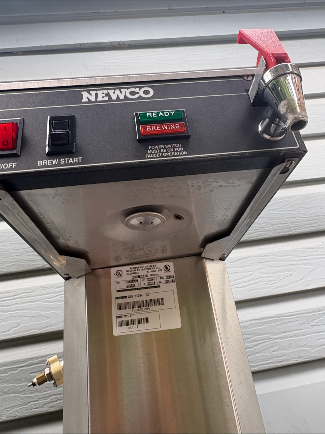 Newco ACE-D Thermal Airpot Coffee Brewer - photo 2