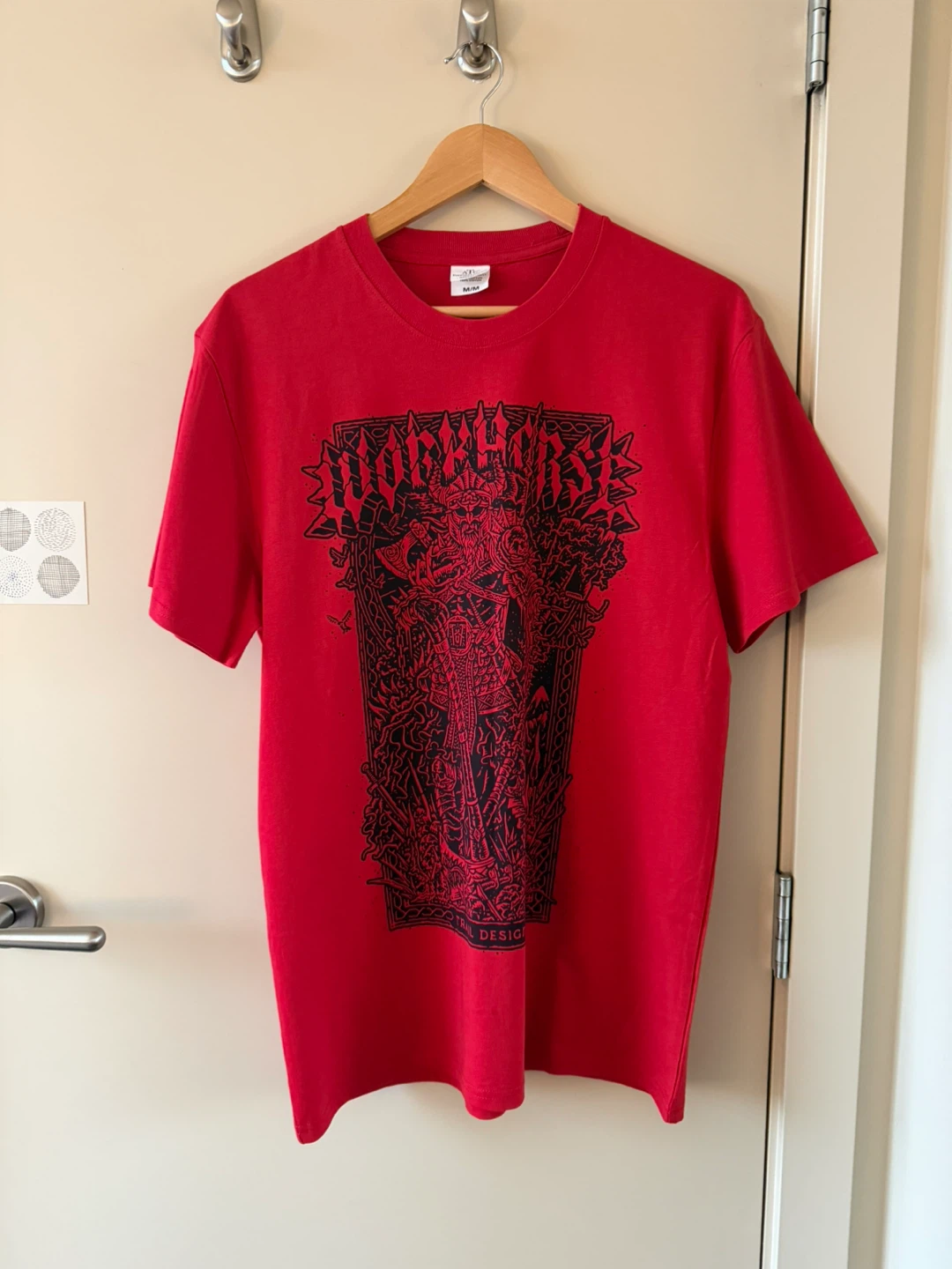 Workhorse "Trail Design" Red Short-Sleeve Graphic T-Shirt