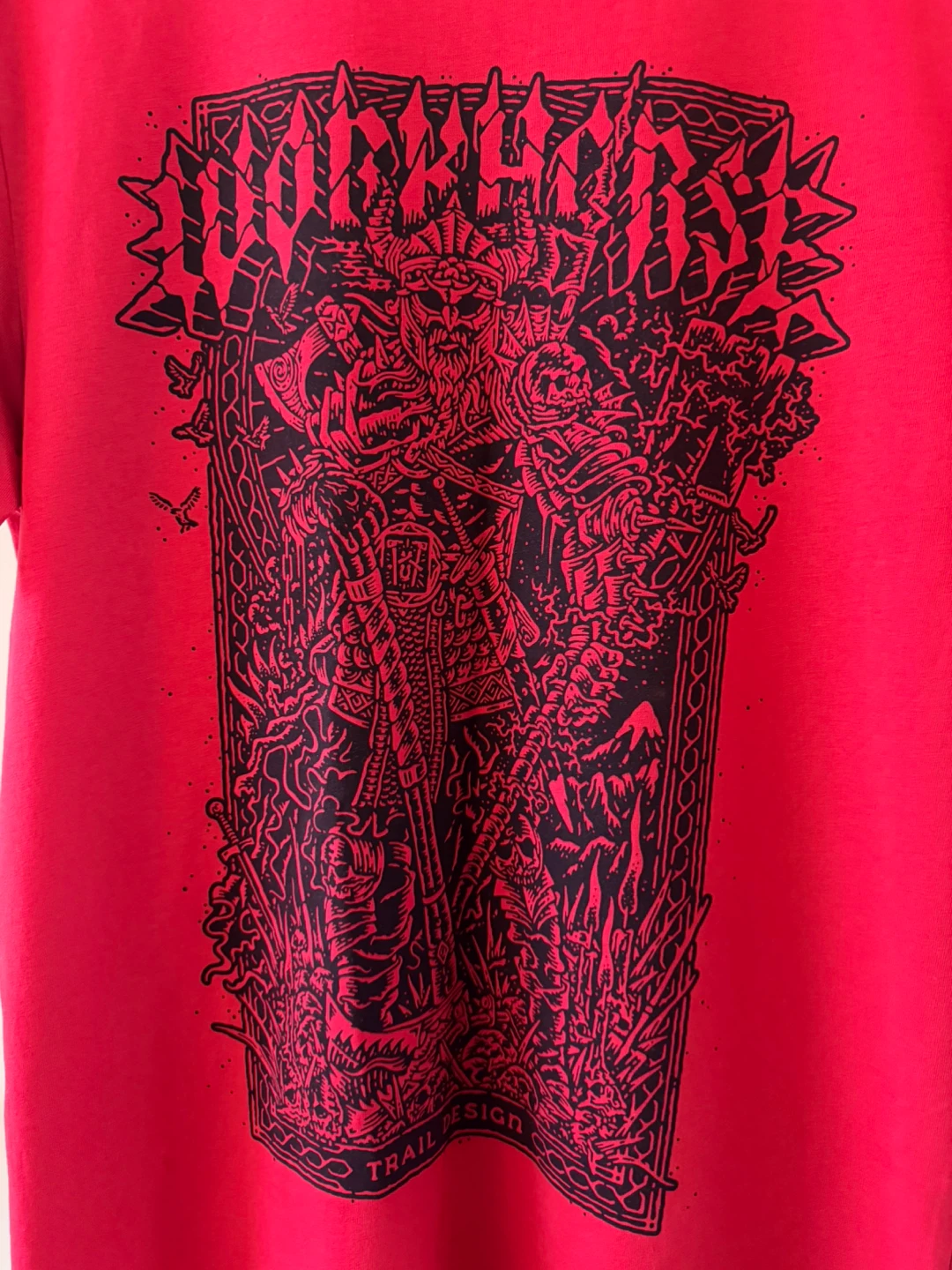 Workhorse "Trail Design" Red Short-Sleeve Graphic T-Shirt - photo 2
