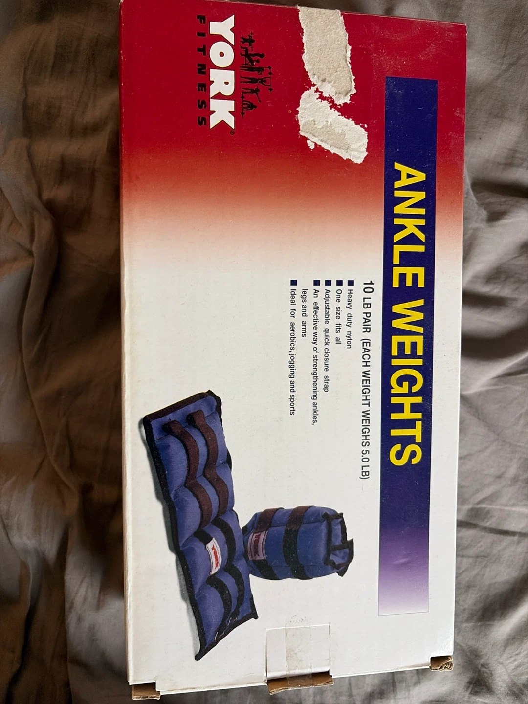 5Lb adjustable ankle weights x2
