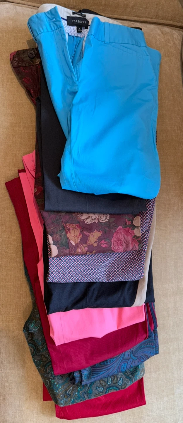 10 Talbots Women's Pants Bundle, Size 4