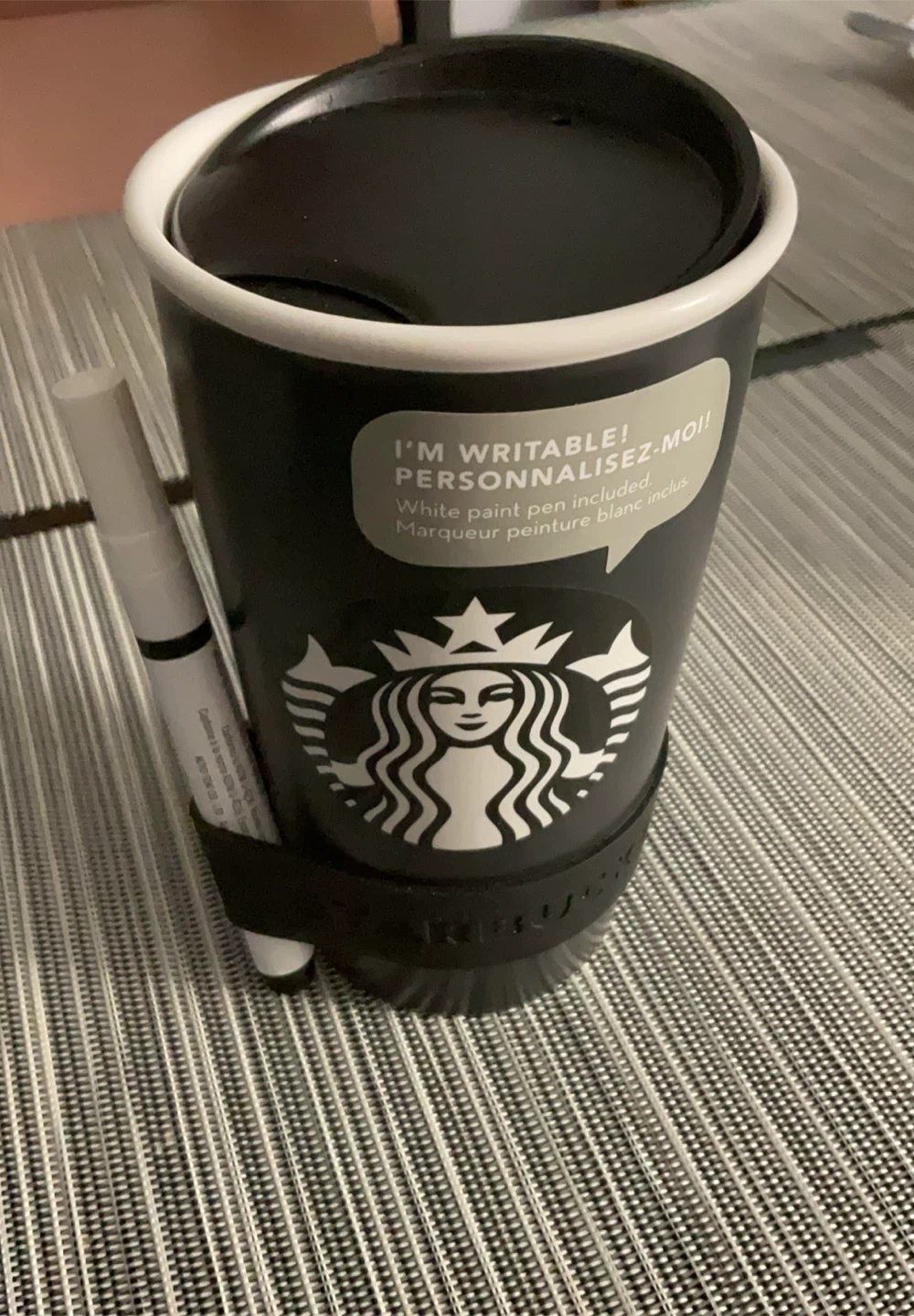 brand new Starbucks Writable Travel Mug