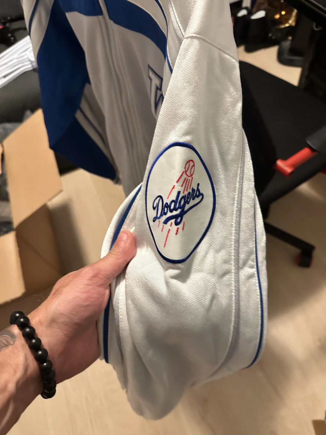 Majestic Los Angeles Dodgers Track Jacket - photo 2