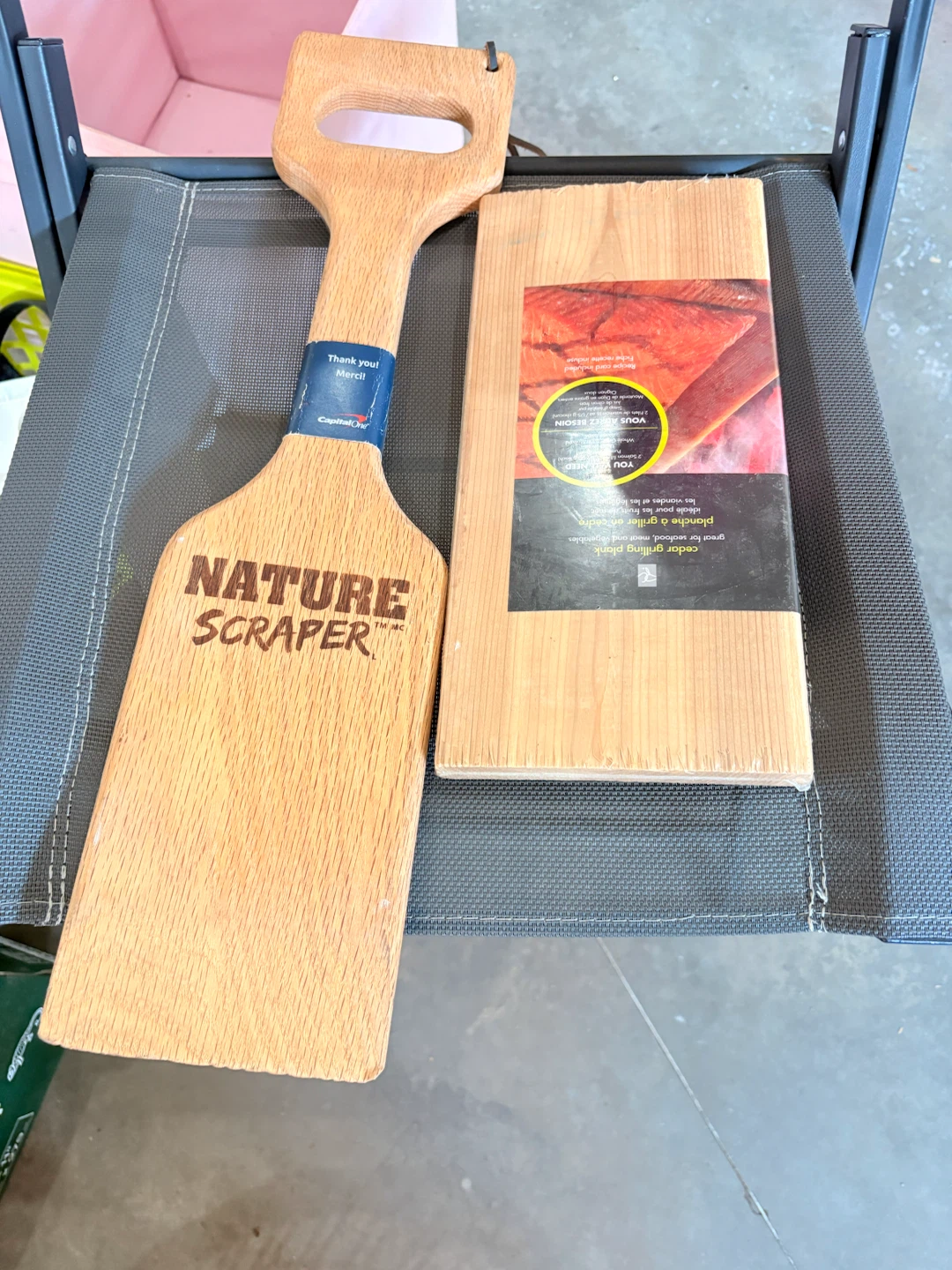Nature Scraper BBQ Brush and Cedar Grilling Plank