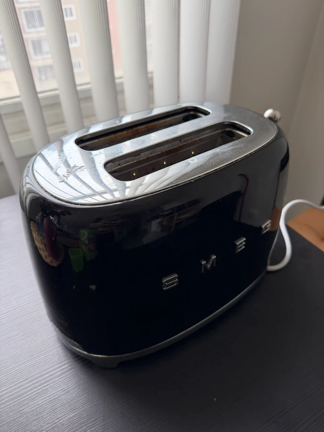 Smeg 2-Slice Toaster in Black - photo 2