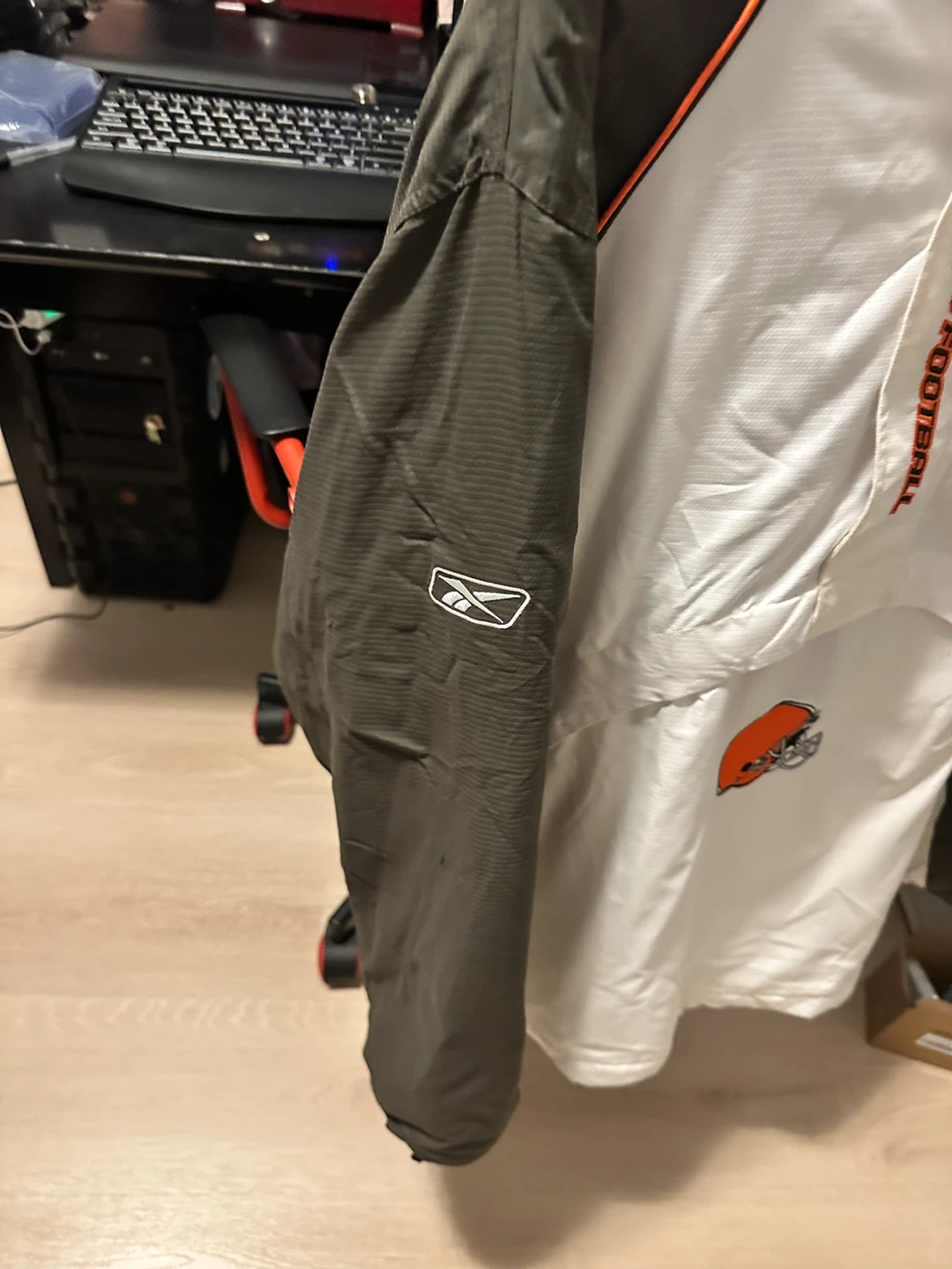Reebok NFL Cleveland Browns Half-Zip Jacket - photo 2