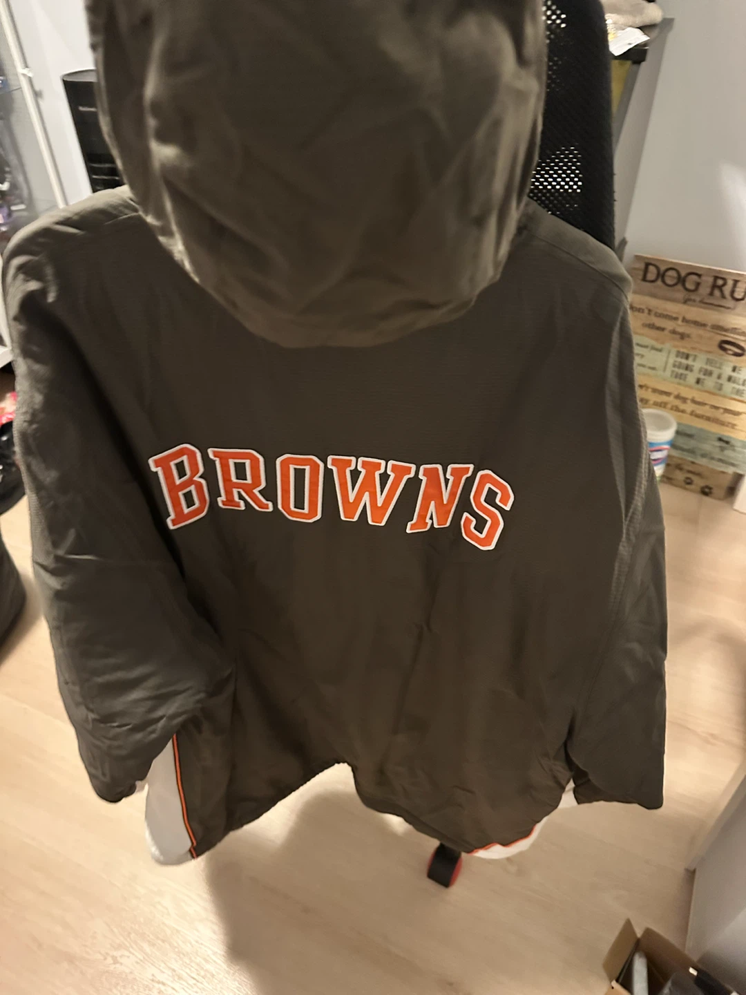 Reebok NFL Cleveland Browns Half-Zip Jacket - photo 5