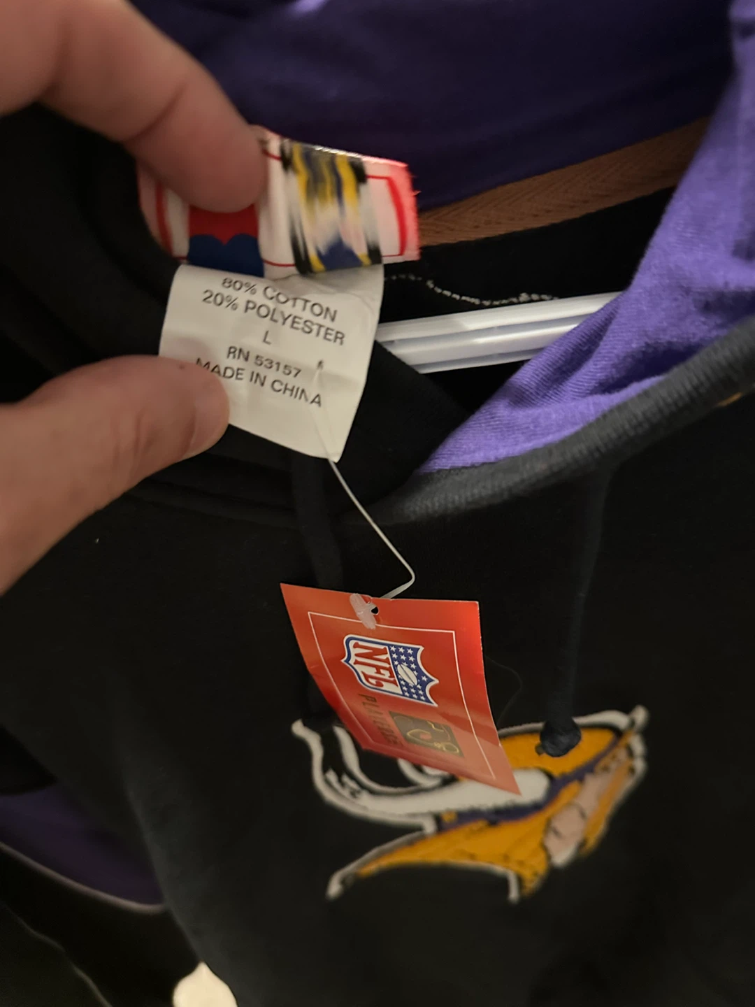 Randy Moss Minnesota Vikings NFL Hoodie - photo 3