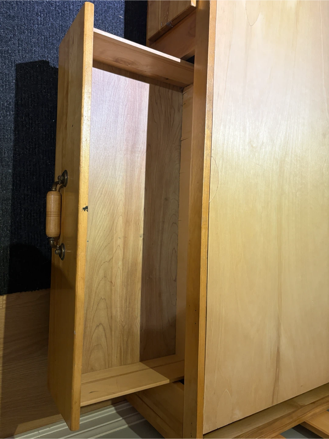 Solid Wood Twin Bed Frame with 2 Storage Drawers - photo 5