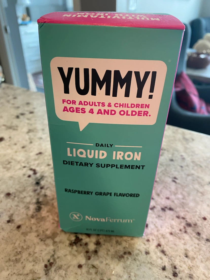 Sealed NovaFerrum Liquid Iron Supplement