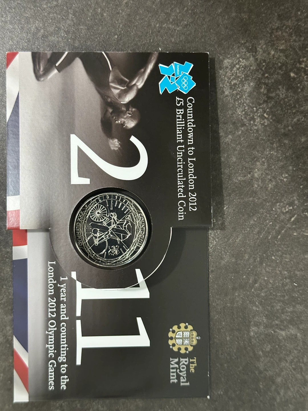 Royal Mint London 2012 Countdown £5 Coin
