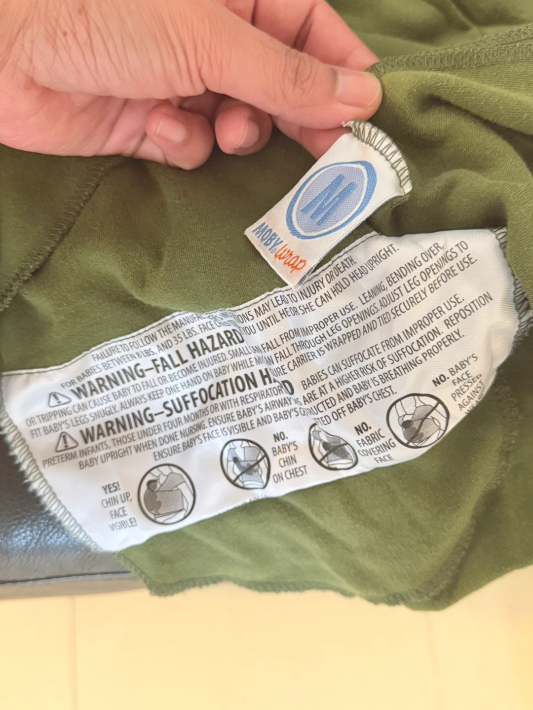 Moby Wrap Baby Carrier - photo 3