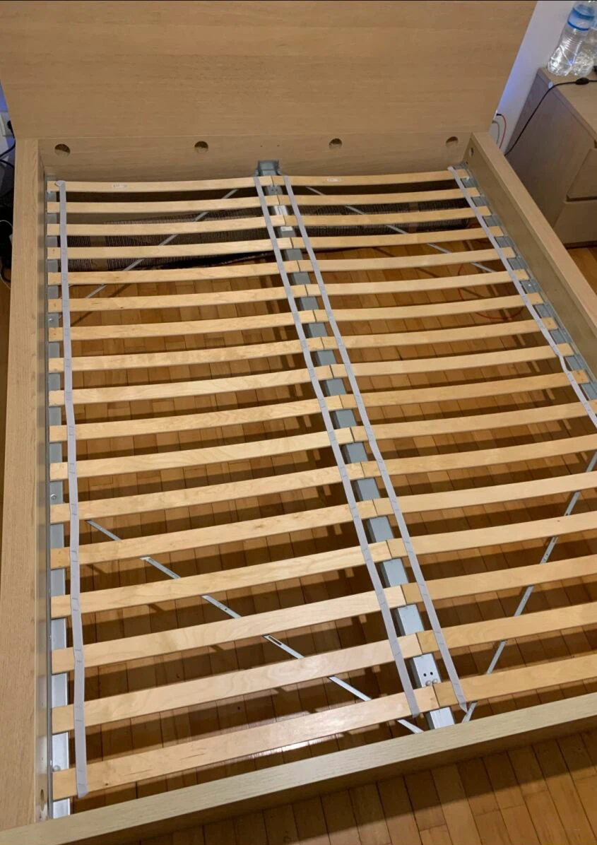 IKEA Full size bed frame oak colour - photo 2