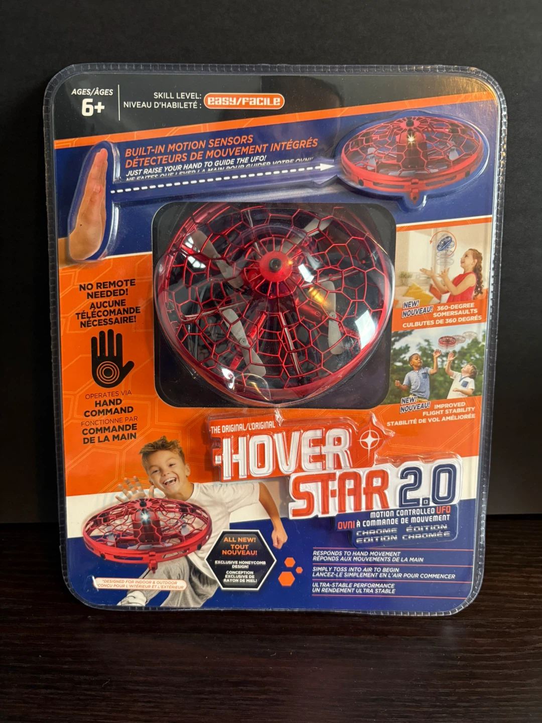 Hover Star 2.0 Motion Controlled UFO Chrome Edition
