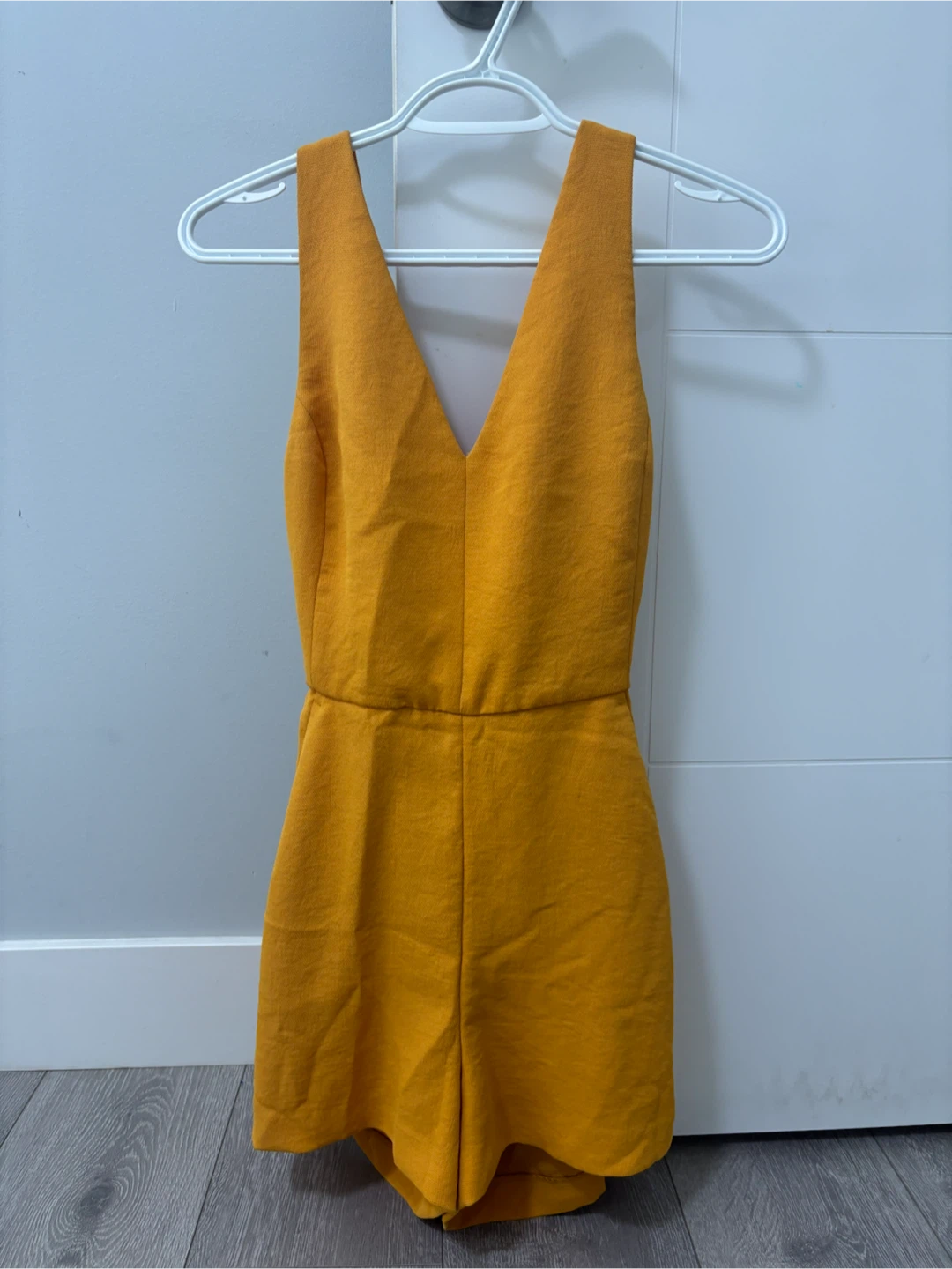 Wilfred Mustard Tie-Back Romper Size 2
