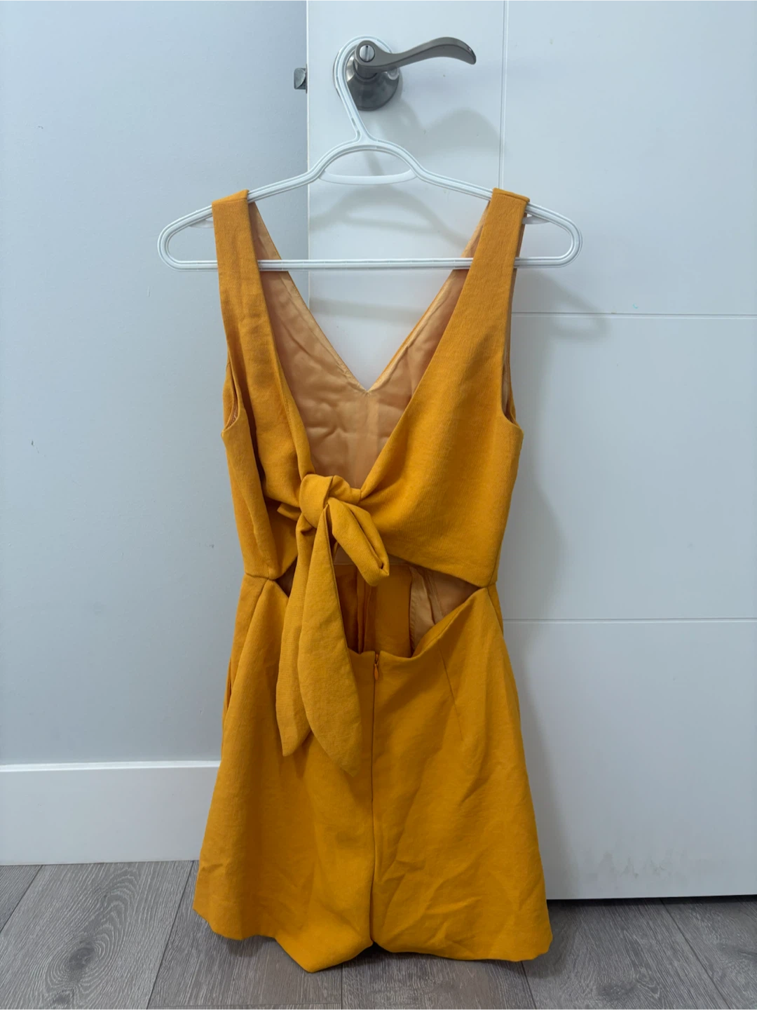 Wilfred Mustard Tie-Back Romper Size 2 - photo 2