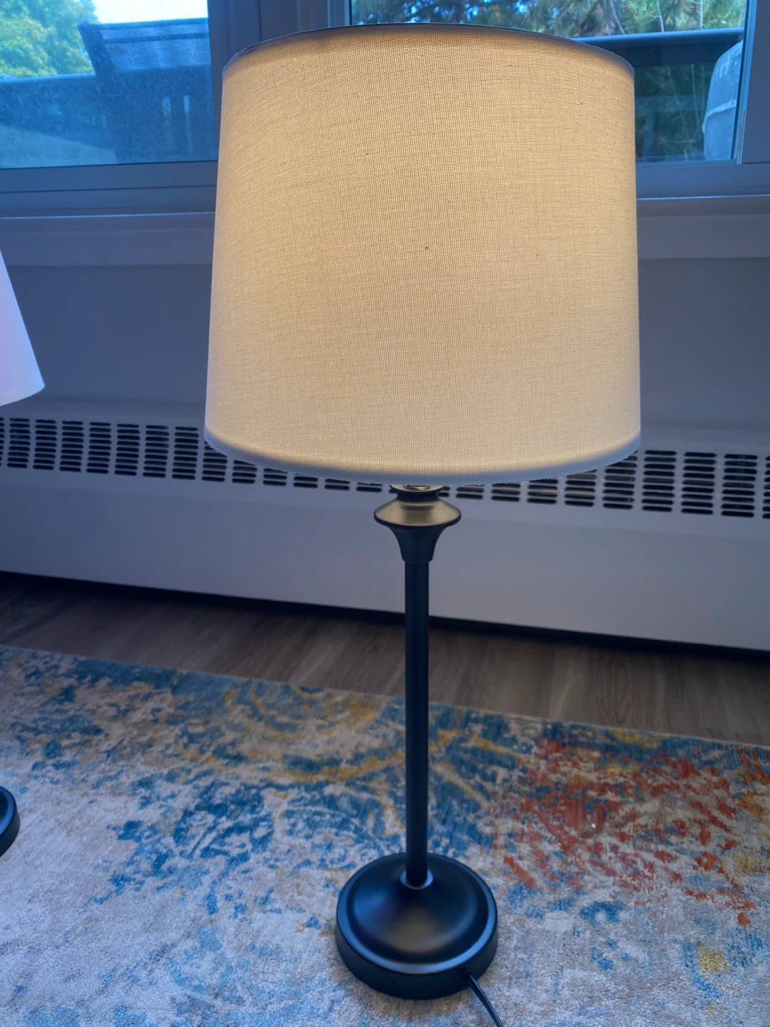 Pair of Two Black Table Lamps - photo 2