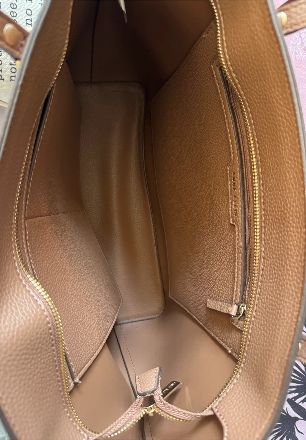 Anne Kelin Brown leather tote bag - like new - photo 3