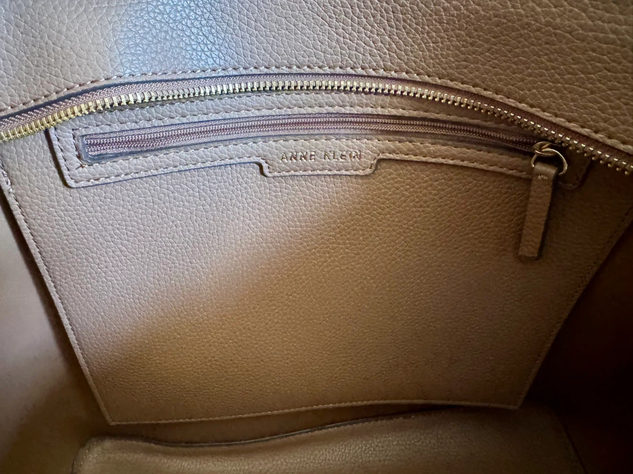Anne Kelin Brown leather tote bag - like new - photo 4
