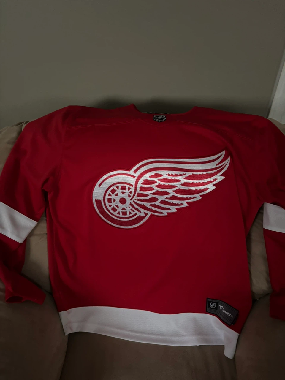 Detroit Red Wings Fanatics Hockey Jersey