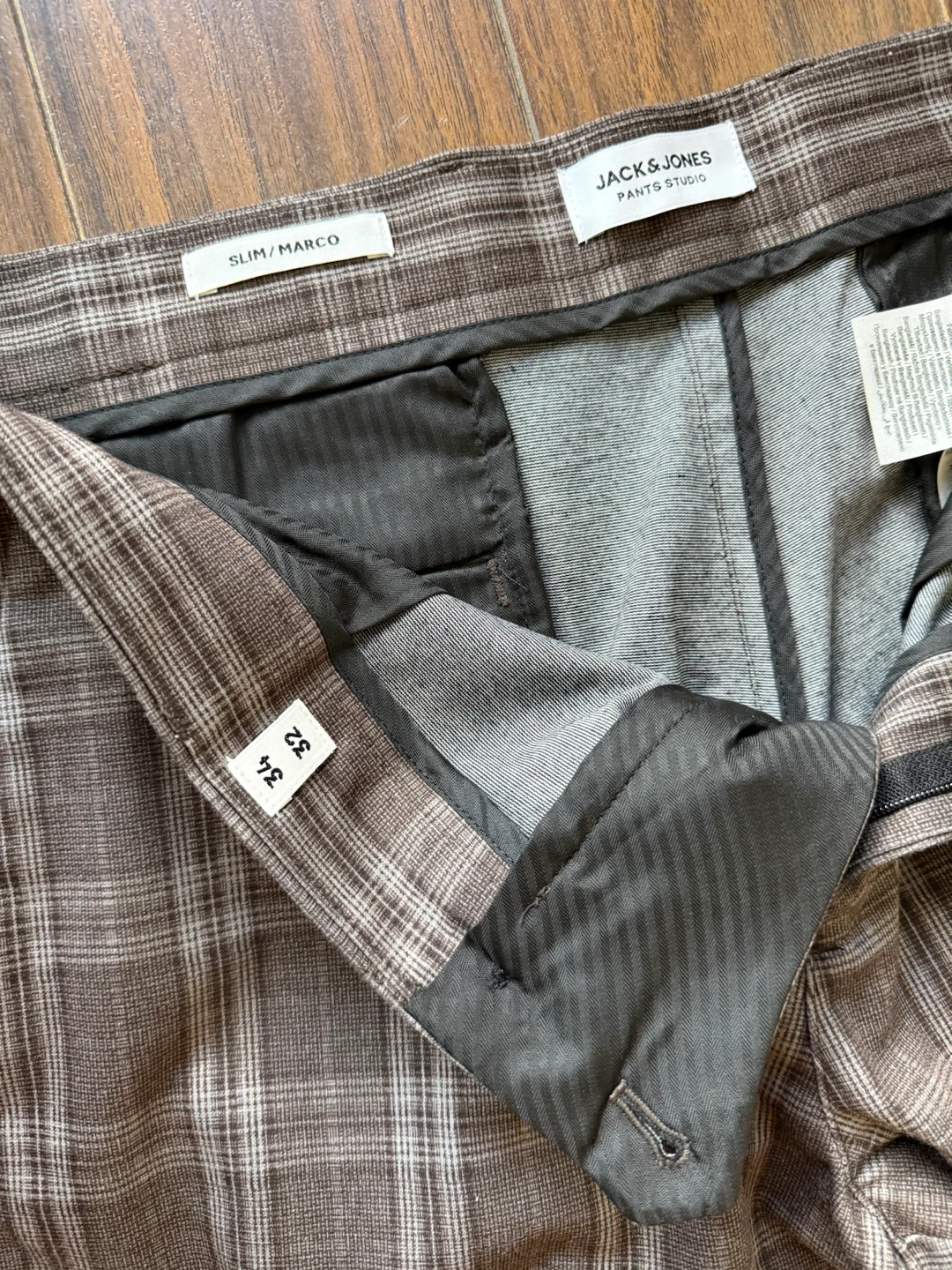 Jack & Jones Slim Marco Plaid Trousers - photo 2