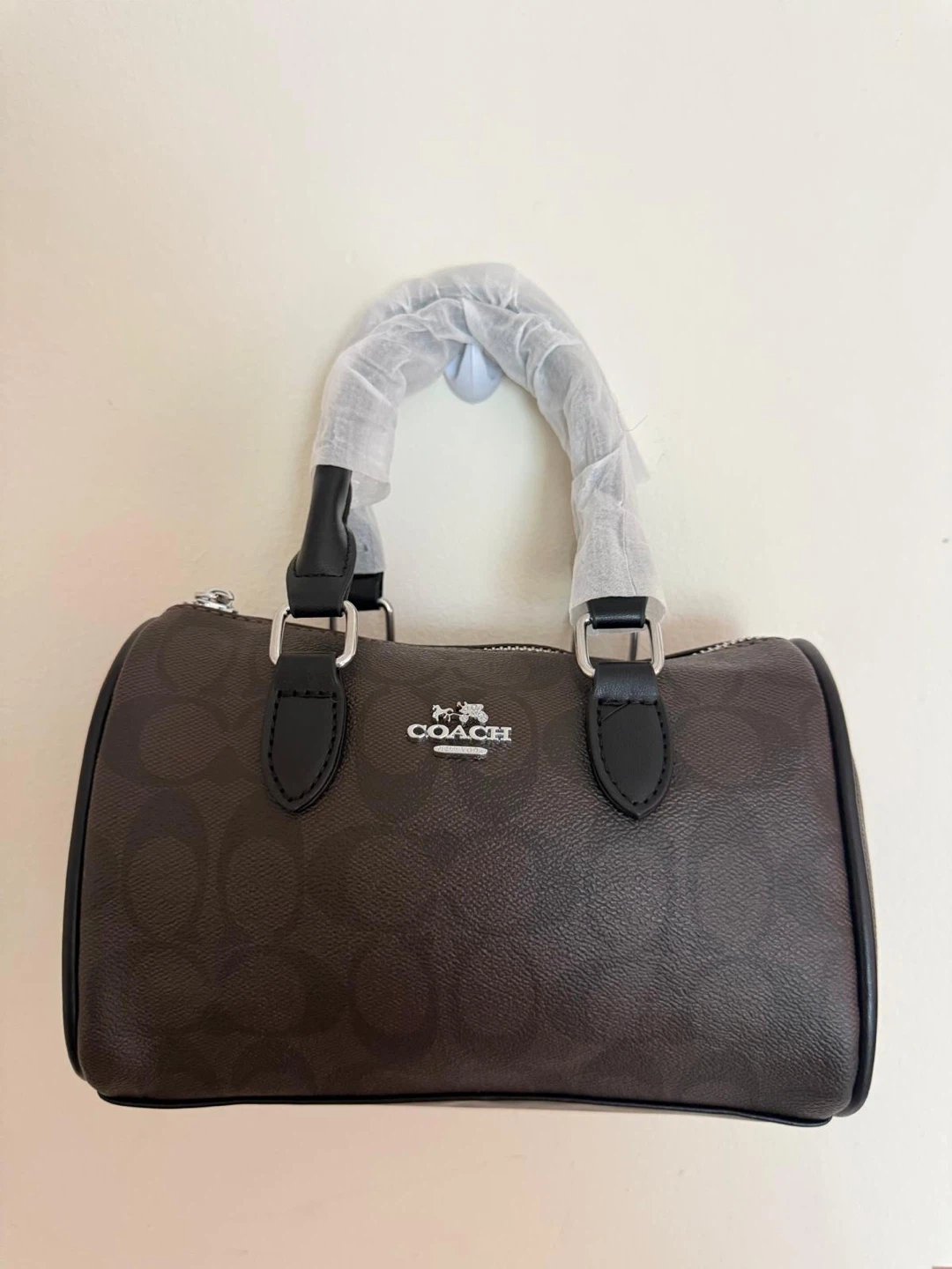 Coach Signature Rowan Satchel Brown