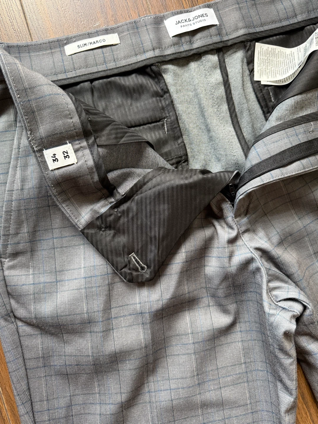 Jack & Jones Slim Marco Check Trousers - photo 2