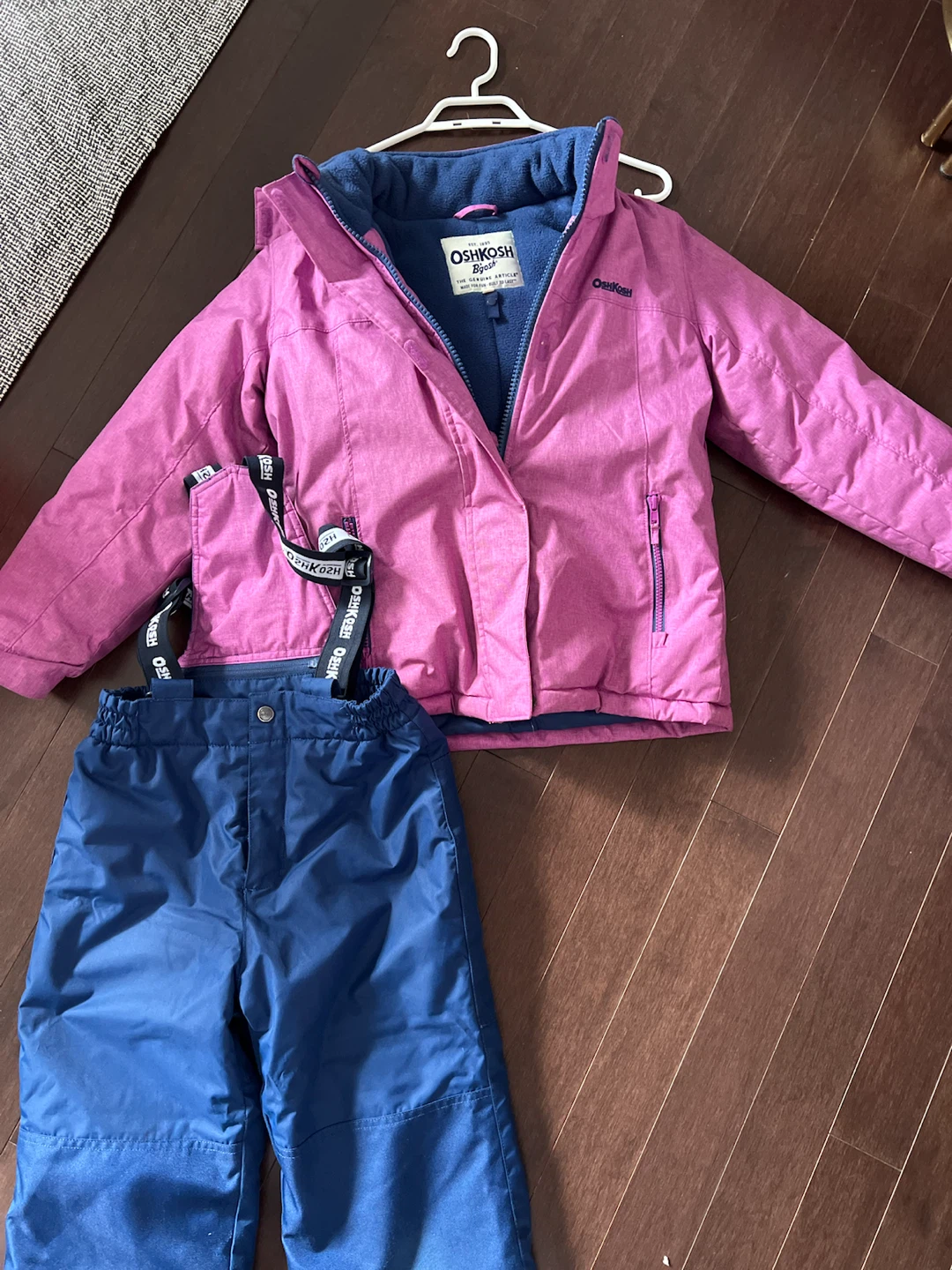 OshKosh B'gosh Winter Snow Suit - Size 8 SCARF AND HAT INCLUDED