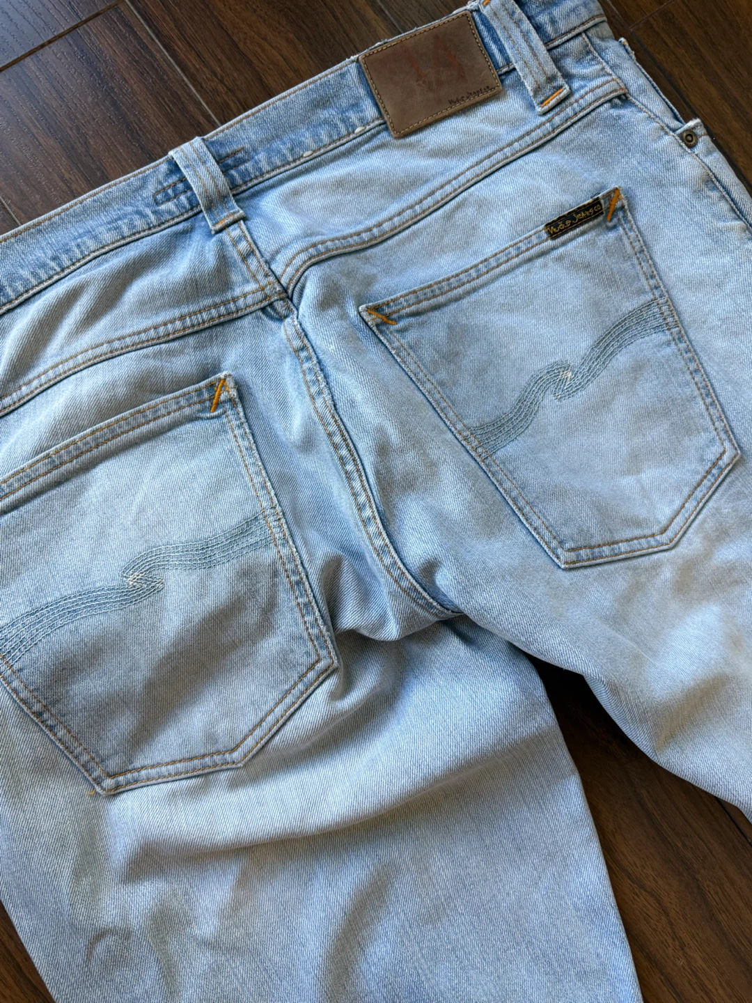 Nudie Jeans Co. Light Wash Denim Jeans - photo 4