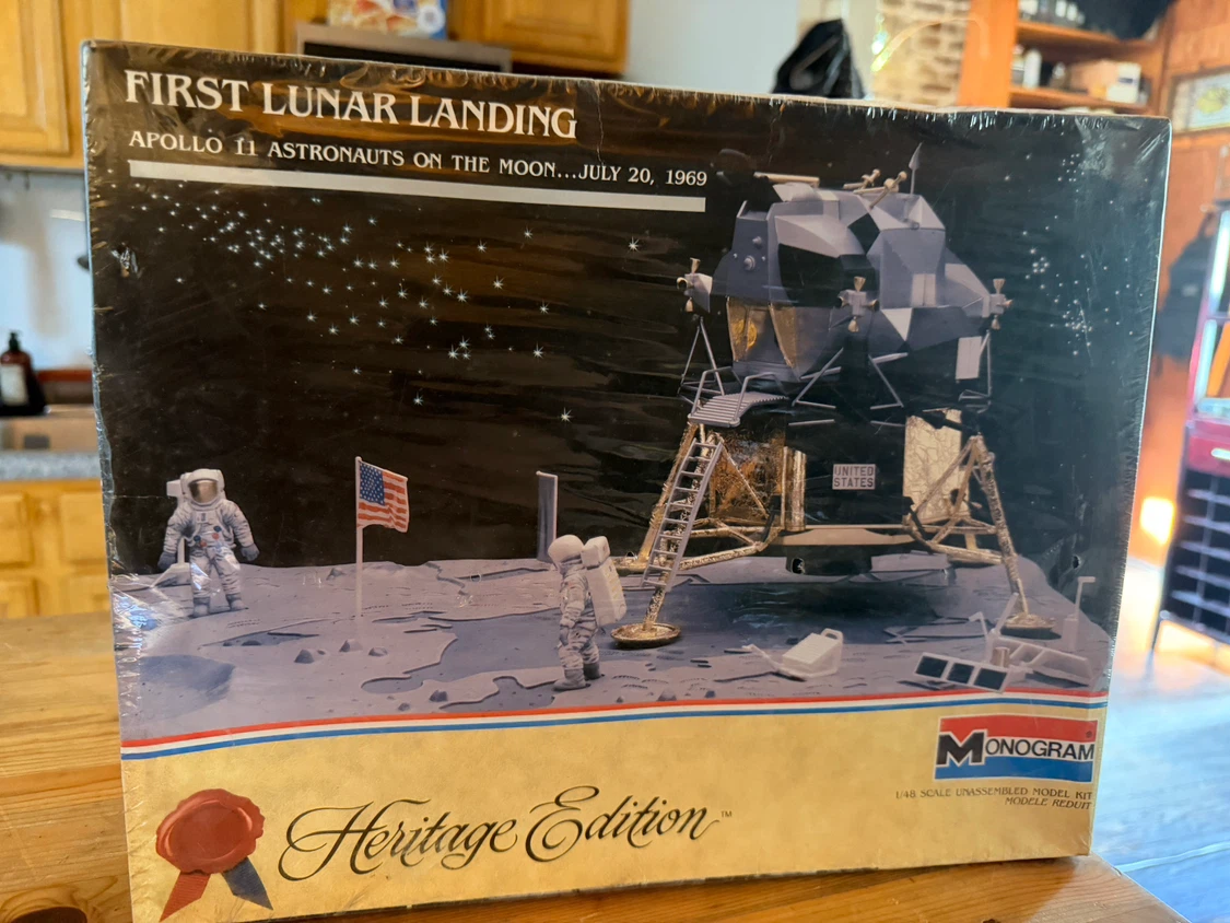 Monogram First Lunar Landing 1/48 Scale Model Kit