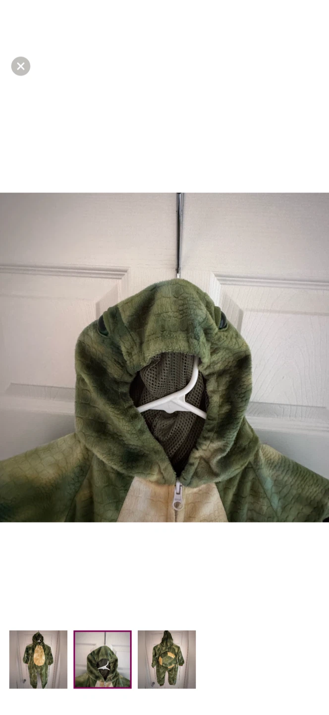 Halloween Childs Fleece Turtle Costume - Small - photo 2