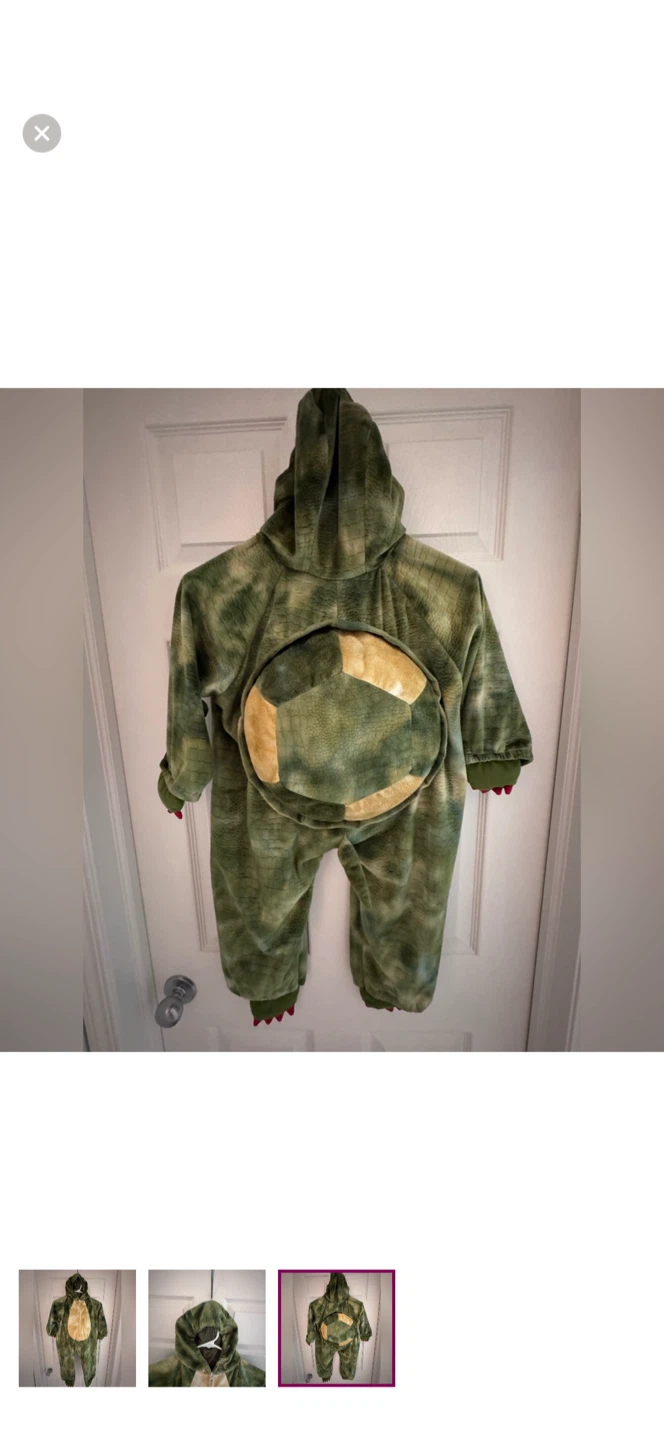 Halloween Childs Fleece Turtle Costume - Small - photo 3