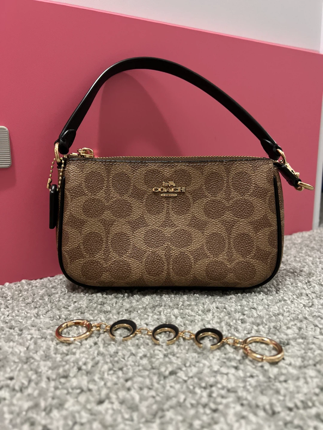 Coach Signature Canvas nolita 19