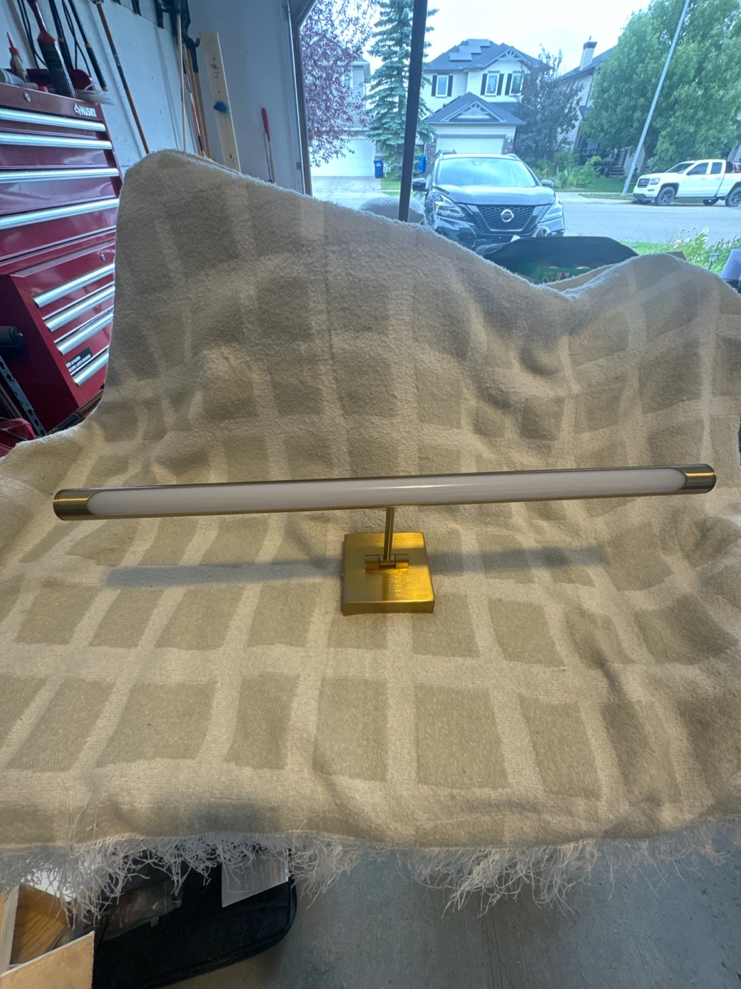 Gold LED Picture Light