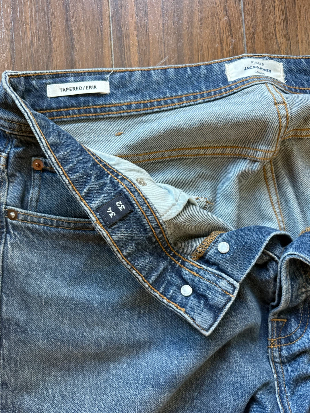 Jack & Jones Tapered Erik Jeans Size 34x32 - photo 2