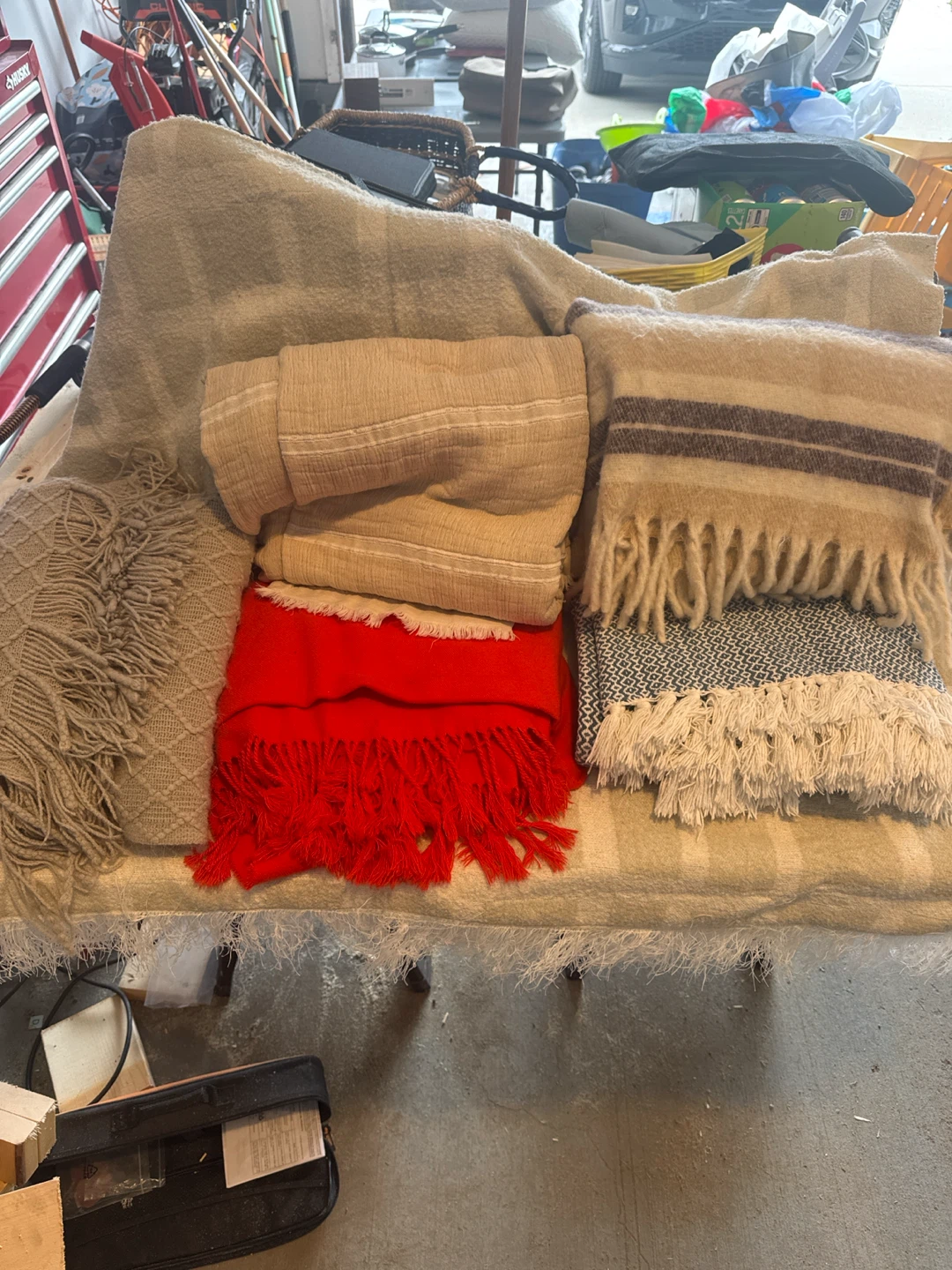 Assorted Home Throws and Blankets