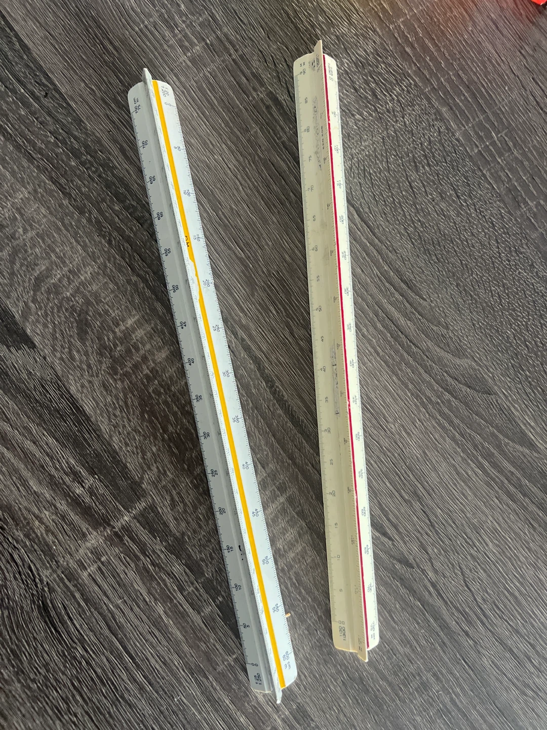 Triangular Architectural Scales