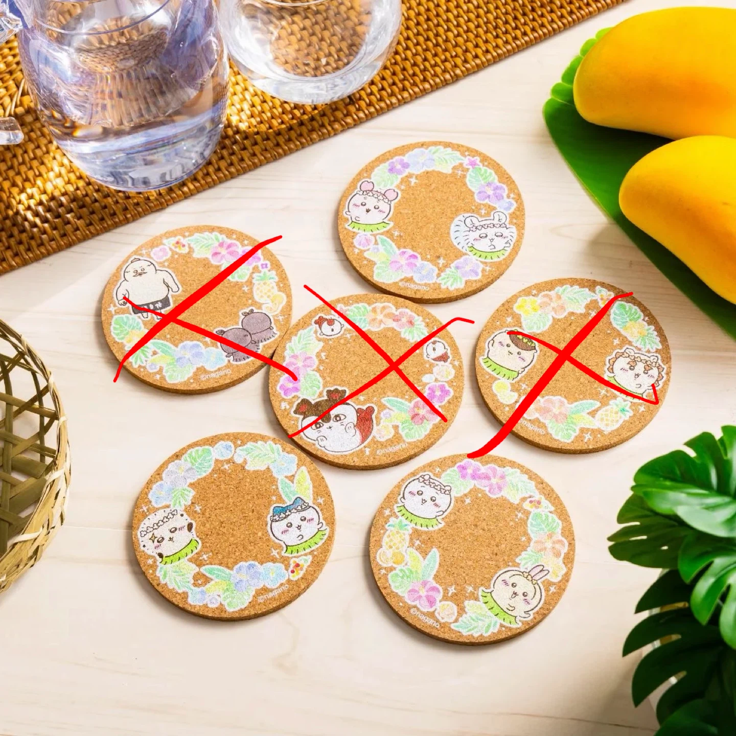 Chiikawa Movie Coasters from Japan