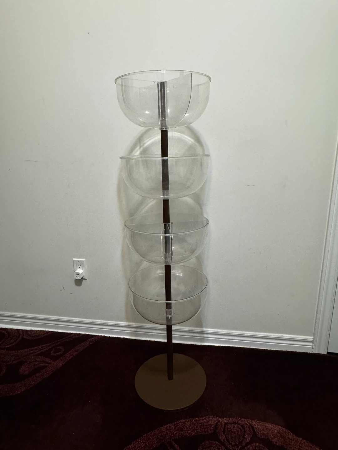 4-Tier Clear Acrylic Storage Stand
