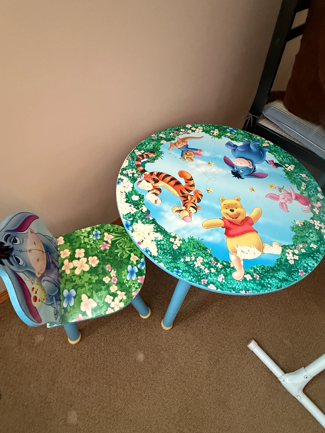 Disney Winnie the Pooh Kids Table and Chairs Set