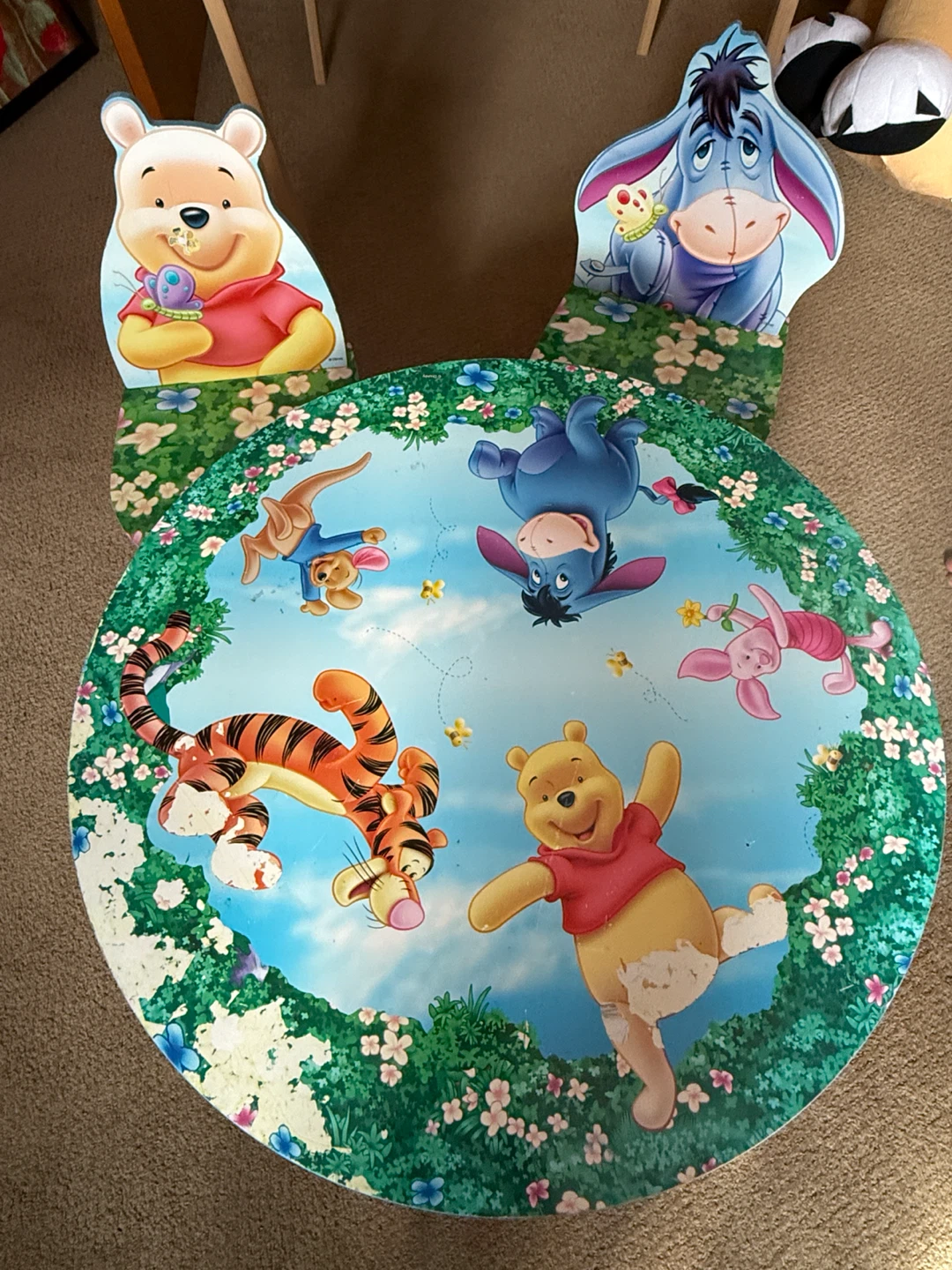 Disney Winnie the Pooh Kids Table and Chairs Set - photo 2