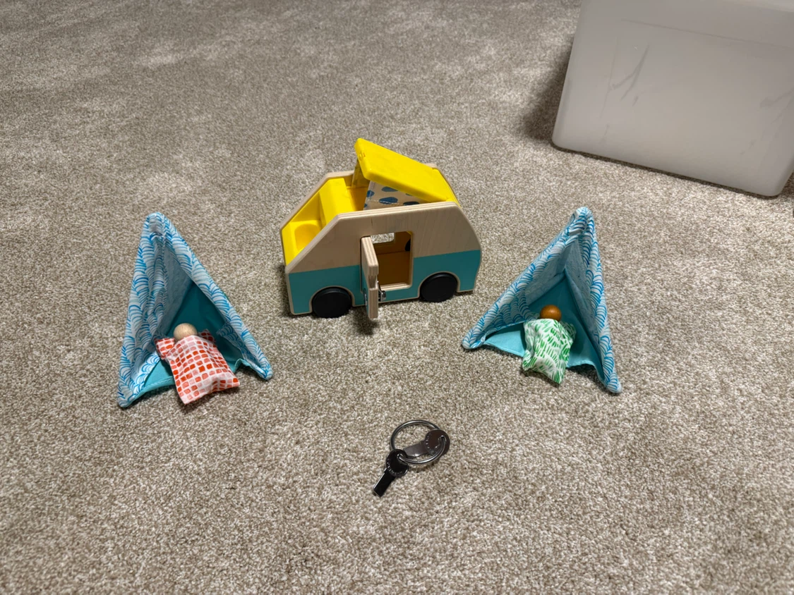 Lovevery Wooden Camper + Camping Set